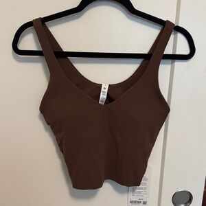 Lululemon Athletica Chocolate V-Neck Top